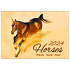 Dayliner falinaptár Horses 450x315 mm reklámfelület: 70mm 2024