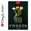 Dayliner falinaptár Virágok B4 2026