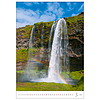 Dayliner falinaptár Waterfalls 315x450 mm ,reklámfelület: 70mm 2024