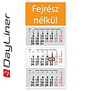 Dayliner speditőr naptár 3 tömb 3 hónap Medium Classic Fejrész nélkül 2026