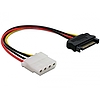 Delock 15 tűs SATA (apa) - 4 tűs Molex (anya) 12 cm-es hálózati adapter (60115)