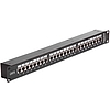 Delock 19 Coupler Patch Panel 24 Port Cat.6 (43295)