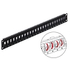 Delock 19 Keystone Patch Panel 24 Port rotatable black (43340)