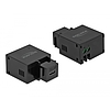 Delock 2,1 A-s, fekete, USB Type-C töltő portos Keystone modul (87793)