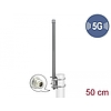 Delock 5G 3,3 - 3,8 GHz antenna N-hüvely 8 dBi 50 cm irányítatlan, rögzített, kültéri, szürke (90417)
