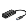 Delock A-típusú USB adapter 2 x Gigabit LAN