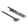 Delock adapter Mini PCIe apa M.2 Key M anya csatlakozóra 20 cm-es kábellel