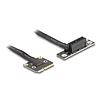 Delock adapter Mini PCIe apa PCIe 3.0 x1 női PCIe 3.0 x1 90 -os szögben, 20 cm-es kábellel