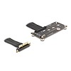Delock adapter PCIe 3.0 x4 apa 90 -os szögben M.2 Key M anya csatlakozóra, 10 cm-es kábellel