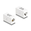 Delock Adapter RJ45 anya - RJ45 anya Cat.6A UTP, fehér