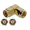 Delock Adapter SMA-dugó apa RP-SMA-dugó 90 10 GHz (89951)