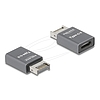Delock Adapter USB 10 Gbps E-típusú A apa -USB Type-C anya fém
