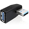Delock adapter USB 3.0 apa-anya, vízszintesen 270 -ban forgatott (65342)