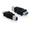 Delock Adapter USB 3.0-B male > USB 3.0-A female (65179)