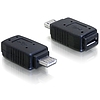 Delock Adapter USB micro-A+B female to USB micro A-male (65032)
