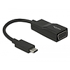 Delock Adapter USB Type-C csatlakozódugóval > VGA csatlakozóhüvellyel (DP váltakozó mód) (63923)