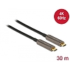 Delock Aktív optikai video kábel USB-C csatlakozóval 4K 60 Hz 30 m hosszú (84132)