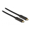 Delock Aktív optikai video kábel USB-C csatlakozóval 4K 60 Hz 5 m