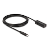 Delock Aktív USB 10 Gbps bővítő kábel USB Type-C 3 m hosszú