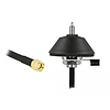 Delock Antenna base M6 with connection cable RG-58 C/U 3 m SMA plug black (12589)