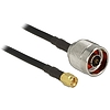Delock Antenna Cable N plug > SMA plug CFD200 2.5 m low loss (89420)