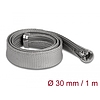 Delock Befont karmantyú zipzáras szorítóval hőállóság egészen 1 m x 30 mm-es szürke (20825)