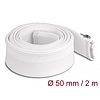 Delock Befont karmantyú zipzáras szorítóval hőállóság egészen 2 m x 50 mm-es fehér (20829)