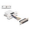 Delock D-Sub 25-tűs anya RJ12 anya összekötő adapter fehér