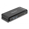 Delock DisplayPort 1.4 KVM switch 8K 60 Hz USB 5 Gbps-vel és audióval