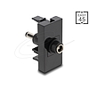 Delock Easy 45 modul DC 5.5 x 2.5 mm anya - DC 5.5 x 2.1 mm apa fekete