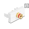 Delock Easy 45 Modul kötőoszlop a menetes anyához piros/fehér