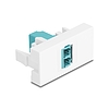 Delock Easy 45 Module LC Duplex anya LC Duplex anya fehér / víz