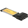 Delock Express Card - FireWire A adapter (2 férőhellyel) (61387)