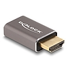Delock HDMI adapter apa - anya 8K 60 Hz szürke fém