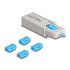 Delock HDMI port blokkoló szett HDMI anya portokhoz 4 db. + lezáró eszköz