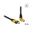 Delock High Speed HDMI kábel egyenes csatlakozódugóval - csatlakozódugóval 90 ívelt felfelé 48 Gbps (86990)