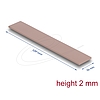 Delock Hővezető párna 120 x 20 x 2 mm M.2 modulokhoz 3,0 W/mK nem szilikon anyagú