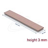 Delock Hővezető párna 120 x 20 x 3 mm M.2 modulokhoz 3,0 W/mK nem szilikon anyagú