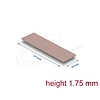 Delock Hővezető párna 70 x 20 x 1,75 mm M.2 modulokhoz 3,0 W/mK nem szilikon anyagú