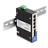 Delock Ipari Gigabit Ethernet Elosztó 4 port RJ45 2 port SFP DIN sínhez