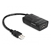 Delock Izolátor A-típusú USB 2.0 apa - anya adatvonalhoz kapcsolódó 5 kV izolációval