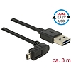 Delock Kábel, EASY-USB 2.0-s A-típusú csatlakozódugó > EASY-USB 2.0-s Micro-B típusú csatlakozódugó, (83857)