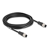 Delock Kábel M12 A kódolt 8 tűs apa - apa PVC 5 m