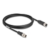 Delock Kábel M12 X kódolt 8 tűs apa - anya PVC 2 m