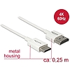 Delock Kábel Nagysebességű HDMI Ethernettel - HDMI-A-csatlakozódugó > HDMI Mini-C-csatlakozódugó, 3D (85140)