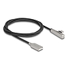 Delock Kábel USB 2.0 A-típusú apa - USB Type-C apa hajlított, LED fénnyel és gyors töltő funkcióval 60 W 1 m