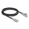 Delock Kábel USB 2.0 A-típusú apa - USB Type-C apa hajlított, LED fénnyel és gyors töltő funkcióval 60 W 2 m
