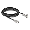 Delock Kábel USB 2.0 A-típusú apa - USB Type-C apa hajlított, LED fénnyel és gyors töltő funkcióval 60 W 3 m
