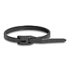 Delock Kábelkötegelő lapos fejrésszel hossza 150 mm szélessége 3,6 mm, 100 db. Fekete