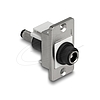 Delock Keystone DC 5,5 x 2,5 mm-es anya-DC 5,5 x 2,1 mm-es apa ezüst / fehér / fekete